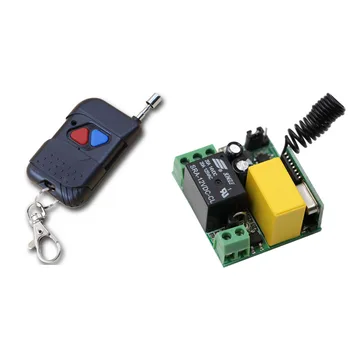 AC220V 1CH 10A Remote Control Light Switch Relay Output Radio Receiver Board and 2Keys Transmitter for Window/Garage Doors
AC220V 1CH 10A Remote Control Light Switch Relay Output Radio Receiver Board and 2Keys Transmitter for Window/Garage Doors