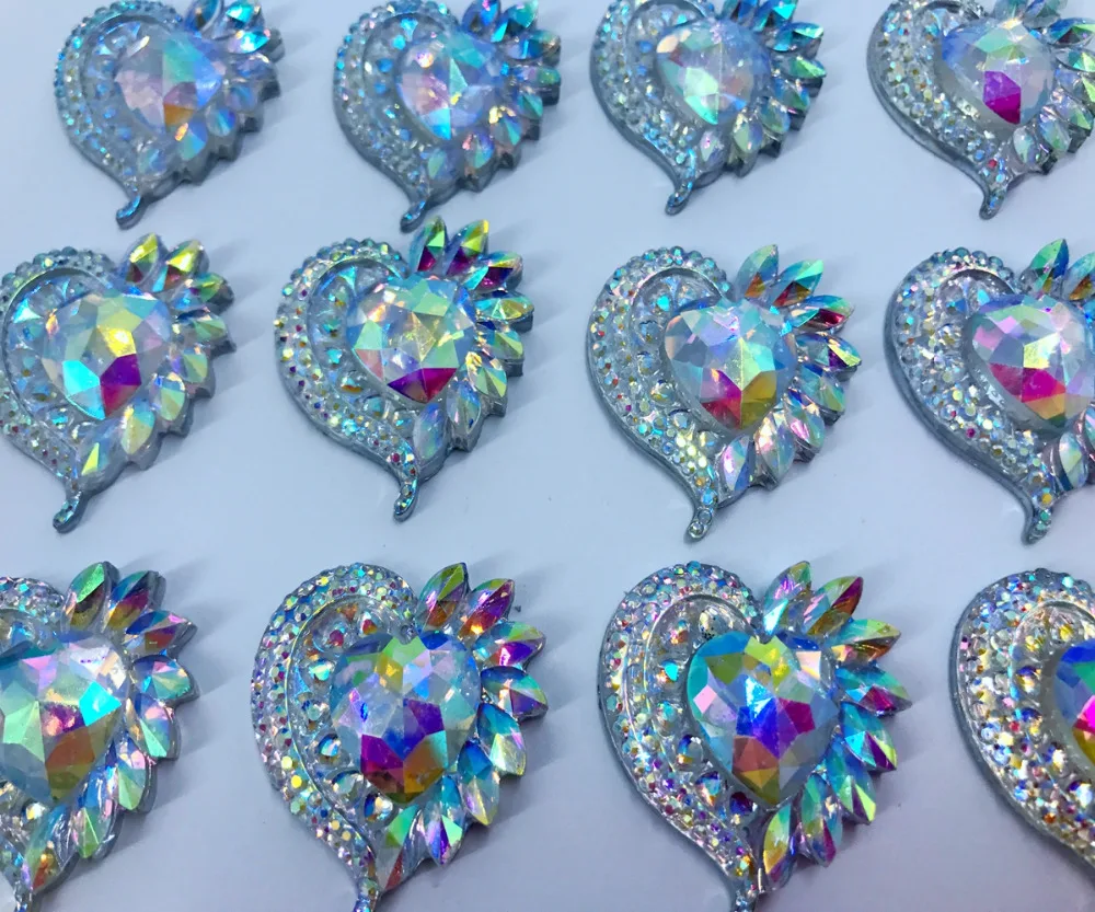 20pcs New fashion style clear ABcolour sew on big rhinestones heart shape 34*31mm flatback 2 holes gem stone crystal for dress
20pcs New fashion style clear ABcolour sew on big rhinestones heart shape 34*31mm flatback 2 holes gem stone crystal for dress