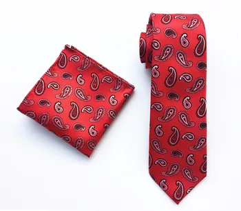 New Designer 8cm Wedding Groom Formal Necktie Set Red with Unique Embroidered Paisley Ties Hanky Sets
New Designer 8cm Wedding Groom Formal Necktie Set Red with Unique Embroidered Paisley Ties Hanky Sets