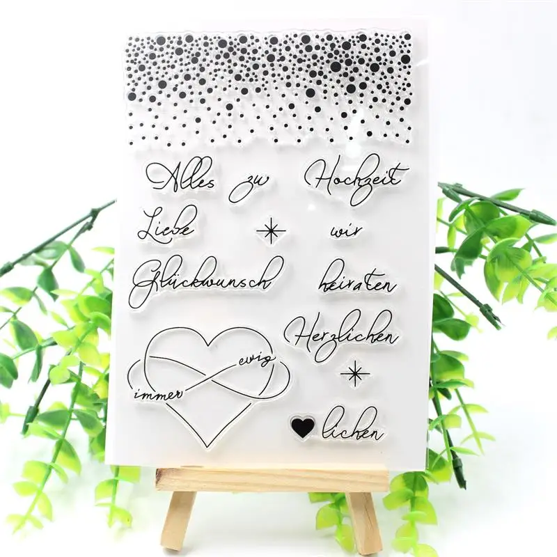 YPP CRAFT Heart Transparent Clear Silicone Stamps for DIY Scrapbooking/Card Making/Kids Fun Decoration Supplies 393
YPP CRAFT Heart Transparent Clear Silicone Stamps for DIY Scrapbooking/Card Making/Kids Fun Decoration Supplies 393
