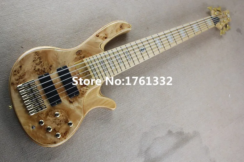 Hot sale 24 frets 6 strings natural wood color electric bass guitar with gold hardware,active circuit,can be changed as request
Hot sale 24 frets 6 strings natural wood color electric bass guitar with gold hardware,active circuit,can be changed as request