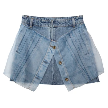 Skirts Special Offer Cotton Casual Solid Skirt 2018 Summer Hot Cowboy Skirt Stitching Retro Personality High Waist Female
Skirts Special Offer Cotton Casual Solid Skirt 2018 Summer Hot Cowboy Skirt Stitching Retro Personality High Waist Female