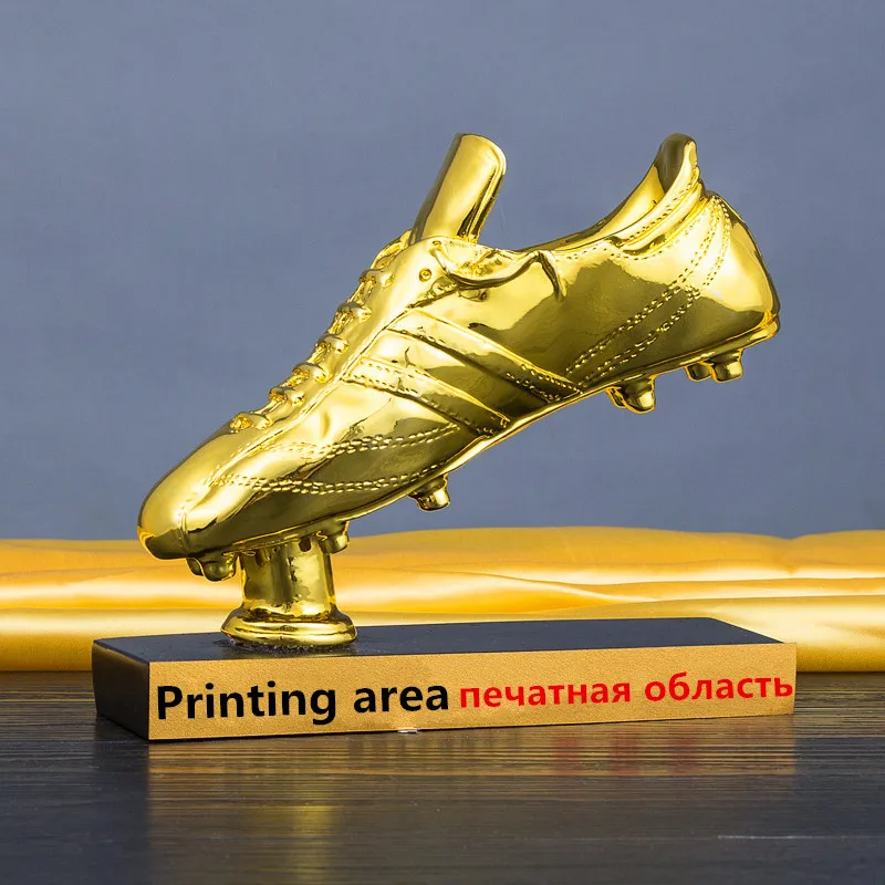 Resin Football Golden Shoe Award Souvenir Model Shoe Decorative Resin Arts and Crafts Gold Ball Cup Trophy Ornament Customizable
Resin Football Golden Shoe Award Souvenir Model Shoe Decorative Resin Arts and Crafts Gold Ball Cup Trophy Ornament Customizable