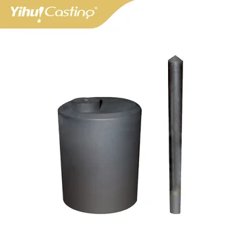 VPC -063 Graphite crucibe and stopper for Italian casting machine, high purity graphite casting product for jewelry making
VPC -063 Graphite crucibe and stopper for Italian casting machine, high purity graphite casting product for jewelry making