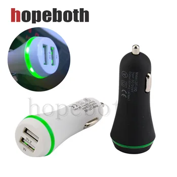 Car Charger 5V 2.1A Travel Charger Dual 2 Ports For iPhone Xiaomi For Samsung Phone Travel LED Green Light Charger 100pcs/lot
Car Charger 5V 2.1A Travel Charger Dual 2 Ports For iPhone Xiaomi For Samsung Phone Travel LED Green Light Charger 100pcs/lot
