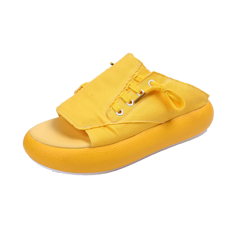 Women's Platform Slippers Korean Style 2019 Summer Outside Slides Thick Sole Female Slippers High Heels Woman Summer Shoes
Women's Platform Slippers Korean Style 2019 Summer Outside Slides Thick Sole Female Slippers High Heels Woman Summer Shoes