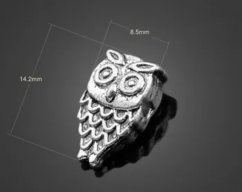 150pcs Antique Silver Alloy Owl Jewelry Charms Pendants -DIY Findings Necklace Bracelet Metal Fashion Accessories 14.2mm X 8.5mm 
150pcs Antique Silver Alloy Owl Jewelry Charms Pendants -DIY Findings Necklace Bracelet Metal Fashion Accessories 14.2mm X 8.5mm