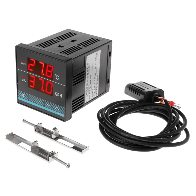 Digital temperature and humidity controller meter tester thermostat Hygrometer Regulator 72X72mm 0-70C 5-90%RH
Digital temperature and humidity controller meter tester thermostat Hygrometer Regulator 72X72mm 0-70C 5-90%RH