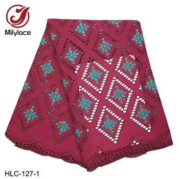 Swiss Cotton Lace Fabric with Rhinestones Comfortable Nigerian Swiss Voile Lace Fabric for Dress HLC-127
Swiss Cotton Lace Fabric with Rhinestones Comfortable Nigerian Swiss Voile Lace Fabric for Dress HLC-127
