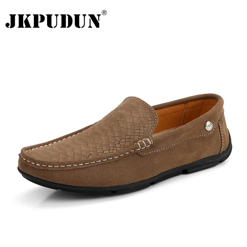 JKPUDUN Fashion Suede Men Shoes Luxury Genuine Leather Driving Shoes Casual Designer Slip On Moccasins Men Loafers Hight Quality
JKPUDUN Fashion Suede Men Shoes Luxury Genuine Leather Driving Shoes Casual Designer Slip On Moccasins Men Loafers Hight Quality