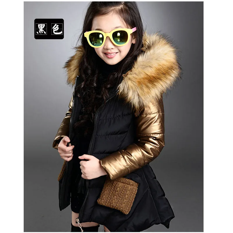 2015 Fashion Girl Parkas Coats Cotton Padded Clothes Winter Children Outerwear Coats Princess Duck Down Fur Collar Girls Jacket
2015 Fashion Girl Parkas Coats Cotton Padded Clothes Winter Children Outerwear Coats Princess Duck Down Fur Collar Girls Jacket