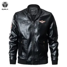 RUELK Trendy Brand Fashion New Arrival Hot Leather Jacket Men High Quality Autumn PU Leather Military Style Men's Bomber Jacket
RUELK Trendy Brand Fashion New Arrival Hot Leather Jacket Men High Quality Autumn PU Leather Military Style Men's Bomber Jacket