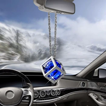 Car Pendant Cube Diamond Decoration Suspension Ornaments Rear View Mirror Hanging Trim Automobiles Interior Dangle Decor Gifts
Car Pendant Cube Diamond Decoration Suspension Ornaments Rear View Mirror Hanging Trim Automobiles Interior Dangle Decor Gifts