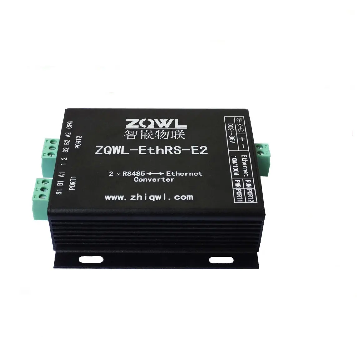 Serial port server/2 RS485 serial port to Ethernet network to serial port/Modbus TCP/RTU
Serial port server/2 RS485 serial port to Ethernet network to serial port/Modbus TCP/RTU