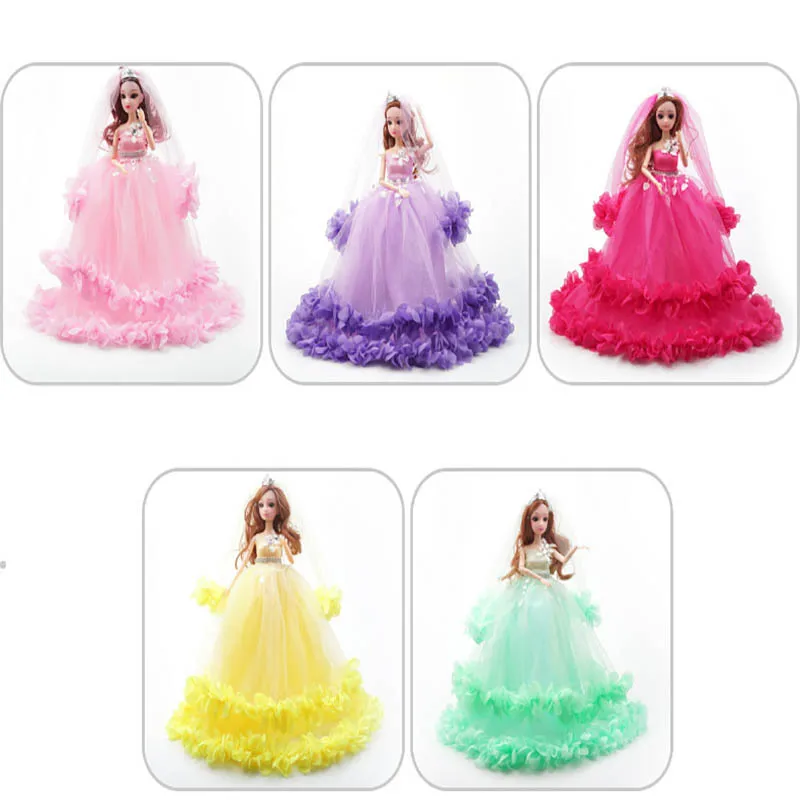 40cm Wedding dress princess dolls toys evening party dress long skirt veil wedding clothes for doll accessories girl gift
40cm Wedding dress princess dolls toys evening party dress long skirt veil wedding clothes for doll accessories girl gift