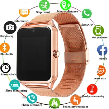 Smart Watch for Men Fitness Bracelet IP67 Waterproof with SIM Card Slot Women Smartwatch Clock for Apple iOS Android Phone Watch
Smart Watch for Men Fitness Bracelet IP67 Waterproof with SIM Card Slot Women Smartwatch Clock for Apple iOS Android Phone Watch