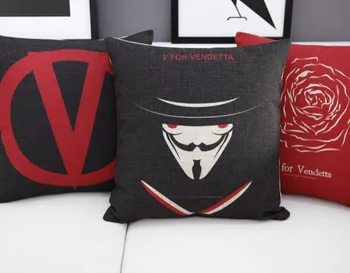 The film "V for Vendetta" pillow ,film Poster cushion ,Linen pillowcase,home decor sofa cushion,decorative Pillows
The film "V for Vendetta" pillow ,film Poster cushion ,Linen pillowcase,home decor sofa cushion,decorative Pillows