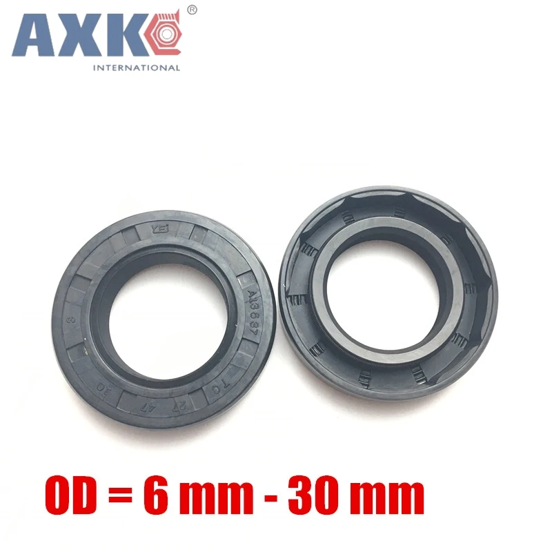 TC Oil seal Shaft OD = 6 mm - 30 mm Simmer ring Rotary shaft seal NBR Nitrile (NBR) Seals Buna N Rubber gasket
TC Oil seal Shaft OD = 6 mm - 30 mm Simmer ring Rotary shaft seal NBR Nitrile (NBR) Seals Buna N Rubber gasket