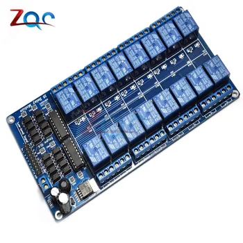 DC 5V 16 Channel Relay Module Interface Board for Arduino PIC ARM DSP PLC With Optocoupler Protection LM2576 Power 16Channel
DC 5V 16 Channel Relay Module Interface Board for Arduino PIC ARM DSP PLC With Optocoupler Protection LM2576 Power 16Channel