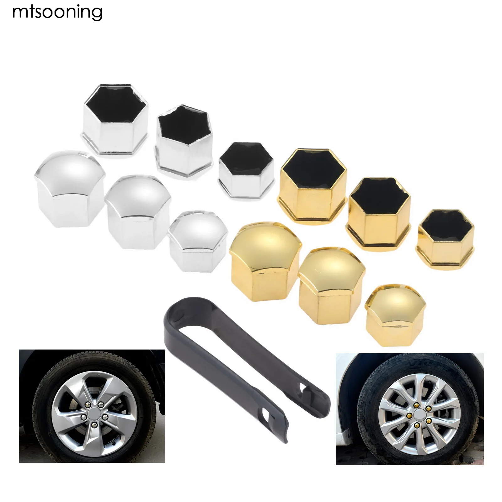 20Pcs Universal Anti-Rust 17/19/21mm Chrome Gold Glossy Auto Trim Tyre Wheel Nut Screw Bolt Protection Covers Caps
20Pcs Universal Anti-Rust 17/19/21mm Chrome Gold Glossy Auto Trim Tyre Wheel Nut Screw Bolt Protection Covers Caps