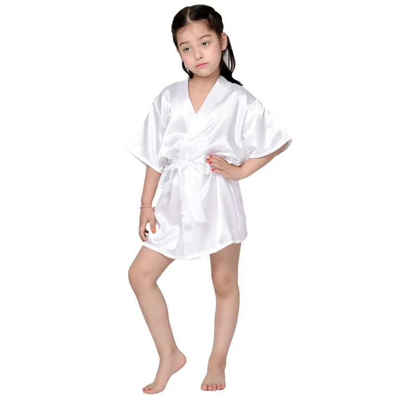 Mr & Mrs Right Child Solid Robe For Wedding Party Little Bridesmaid Robe Satin Silk Pajamas Kimono Style Robe Bathrobe for Kids
Mr & Mrs Right Child Solid Robe For Wedding Party Little Bridesmaid Robe Satin Silk Pajamas Kimono Style Robe Bathrobe for Kids