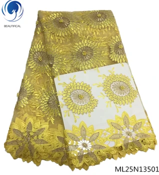 BEAUTIFICAL net laces fabric 2019 french tulle lace fabric high quality latest fabrics with same color beads ML25N135
BEAUTIFICAL net laces fabric 2019 french tulle lace fabric high quality latest fabrics with same color beads ML25N135