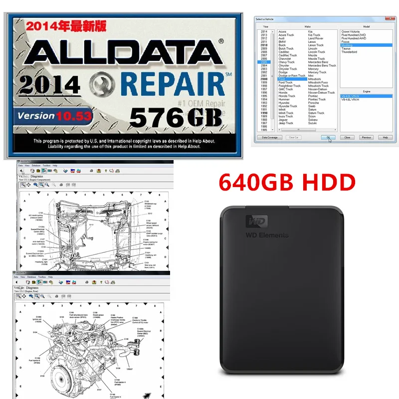 2019 Hot Auto Repair Alldata Software V10.53 alldata auto diagnostic all data in 640GB HDD Free install support windows 7 / 8
2019 Hot Auto Repair Alldata Software V10.53 alldata auto diagnostic all data in 640GB HDD Free install support windows 7 / 8