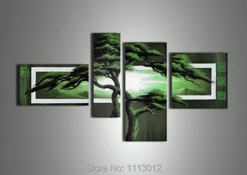 Abstract Sun Green Pine Tree Oil Painting Landscape Hand Painted 4 Panel Arts Set Home Decor Modern Wall Picture For Living Room
Abstract Sun Green Pine Tree Oil Painting Landscape Hand Painted 4 Panel Arts Set Home Decor Modern Wall Picture For Living Room