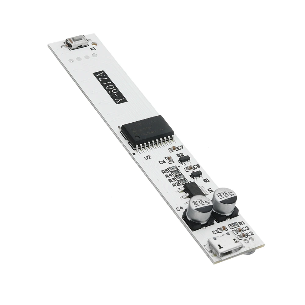 2*17 1USB Mini Voice Control Music Audio Spectrum Flash Volume Level Indicator LED Display Module
2*17 1USB Mini Voice Control Music Audio Spectrum Flash Volume Level Indicator LED Display Module