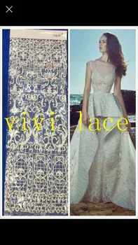 MX166 offwhite french embroidery tulle mesh lace fabric for stage /wedding/evening dress/party,
MX166 offwhite french embroidery tulle mesh lace fabric for stage /wedding/evening dress/party,