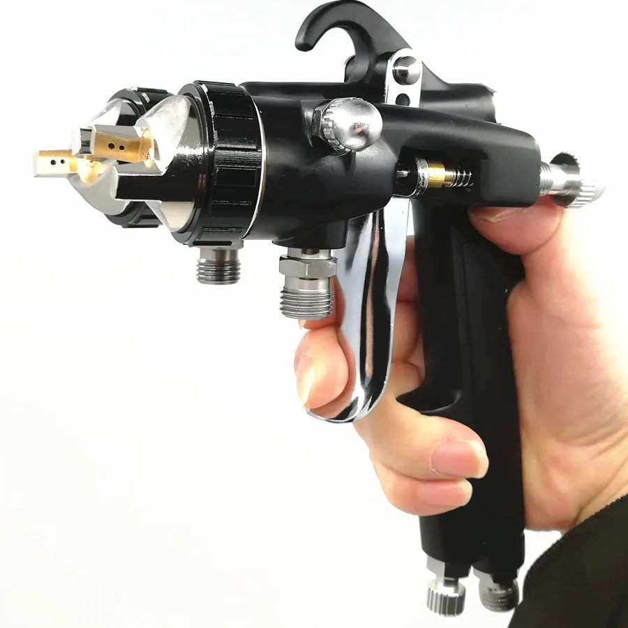 Nano Chrome Dual Head Pneumatic Sprayer Hot On Sales ,Professional Painting Tools water-based glue spray 1.4mm dual gun Sprayer
Nano Chrome Dual Head Pneumatic Sprayer Hot On Sales ,Professional Painting Tools water-based glue spray 1.4mm dual gun Sprayer