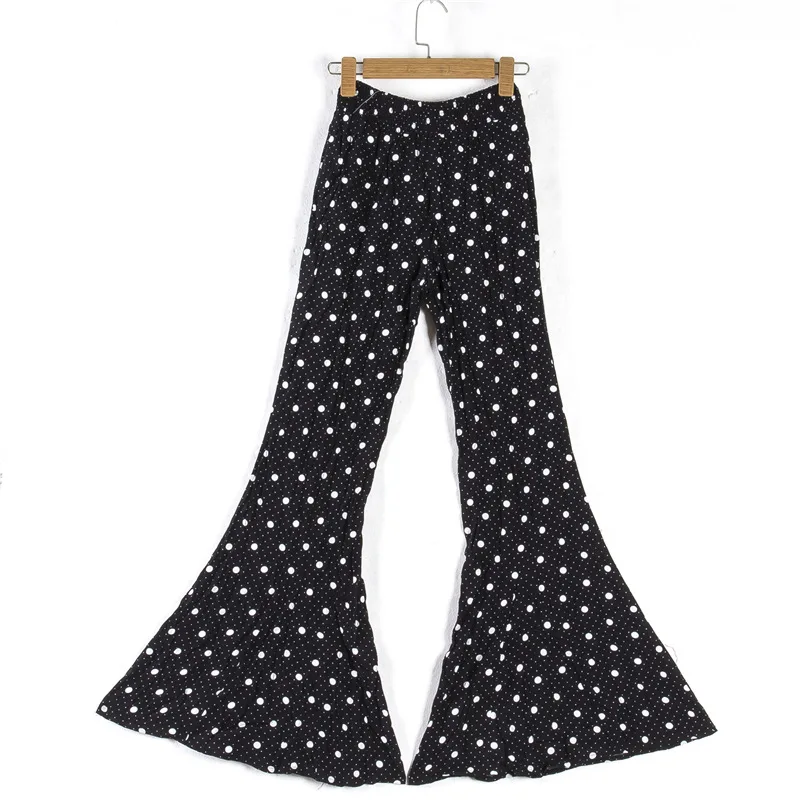2019 fashion wave point bell-bottom women's bohemian beach holiday wind pants flared pants dance leggings hippie pants
2019 fashion wave point bell-bottom women's bohemian beach holiday wind pants flared pants dance leggings hippie pants