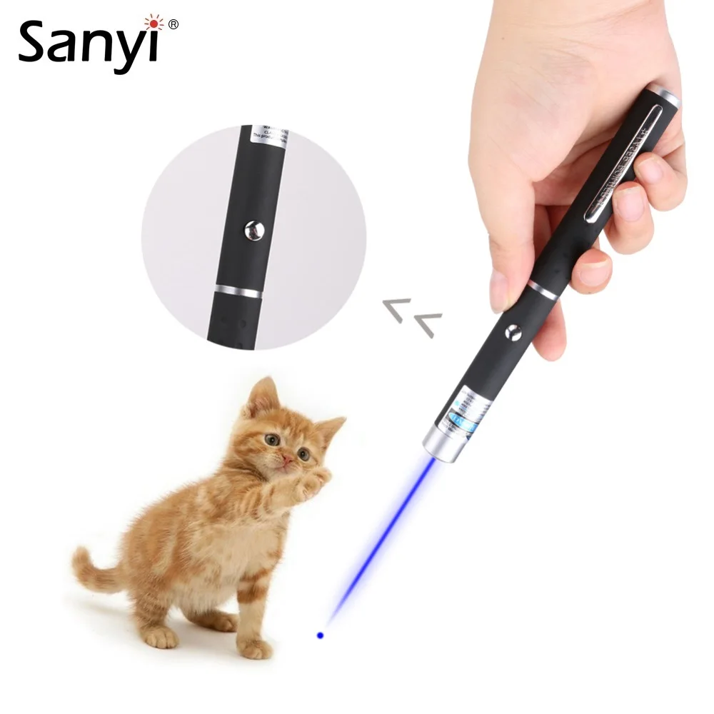 

Sanyi Green Red Blue Laser Pointer Pen Visible Beam Light Lazer 532nm-405nm 5mw Beam Ray Laser Pointer Instructor Pen Flashlight