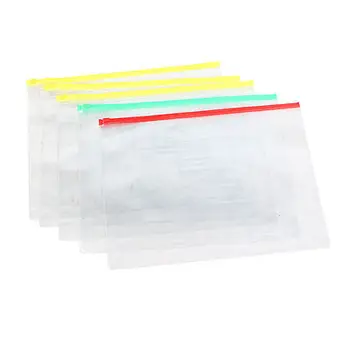 5 Pcs Clear Plastic Water Proof Pen A4 File Paper Ziplock Bags Folders
5 Pcs Clear Plastic Water Proof Pen A4 File Paper Ziplock Bags Folders