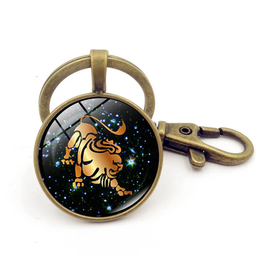 2019 NEW Gift Cute Cabochon Zodiac Signs Keyrings Aries Leo Constellations Keychains Virgo Pisces Key Chains Rings Pendant Women
2019 NEW Gift Cute Cabochon Zodiac Signs Keyrings Aries Leo Constellations Keychains Virgo Pisces Key Chains Rings Pendant Women