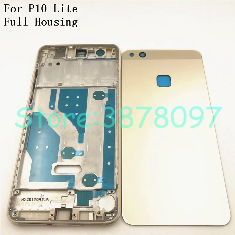 Original Full Housing For Huawei P10 Lite LCD Front Frame+Glass Back Battery Cover+Housing Middle Frame Adhesive Sticker+Buttons
Original Full Housing For Huawei P10 Lite LCD Front Frame+Glass Back Battery Cover+Housing Middle Frame Adhesive Sticker+Buttons