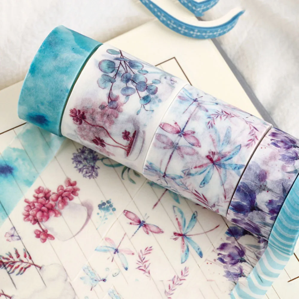 10 rolls/set Japanese Stationery Kawaii Scrapbooking Supplies Small fresh Ocean and forest Series Decorative Diary Tape Set
10 rolls/set Japanese Stationery Kawaii Scrapbooking Supplies Small fresh Ocean and forest Series Decorative Diary Tape Set