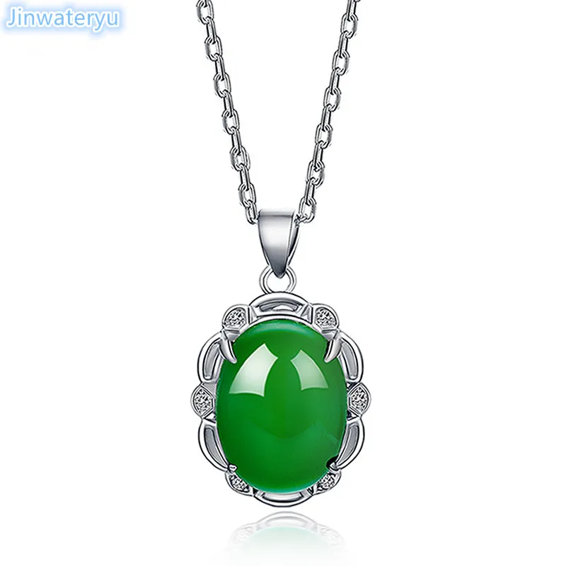 Water drop Pendants Fashion Jewelry Green chalcedony Necklace Pendants for women 925 sterling Silver pendants Fine Jewelry
Water drop Pendants Fashion Jewelry Green chalcedony Necklace Pendants for women 925 sterling Silver pendants Fine Jewelry