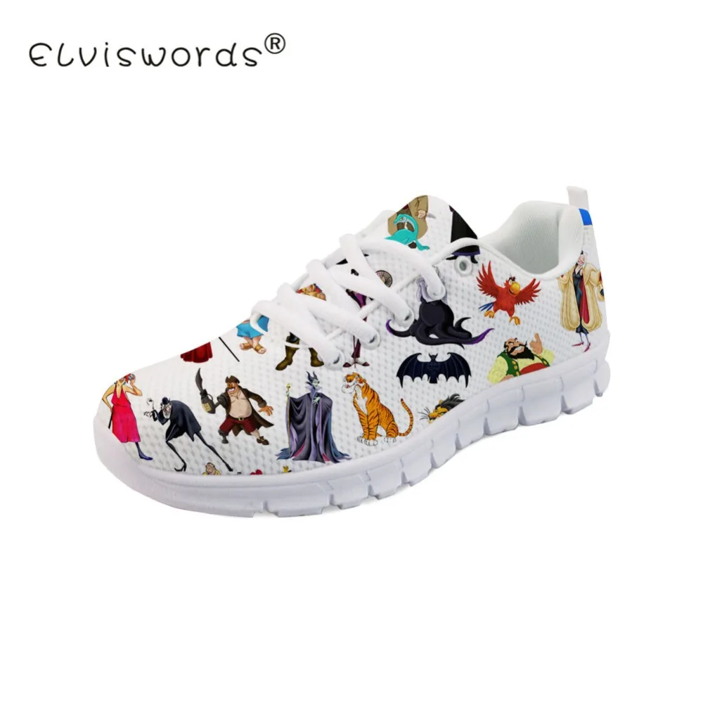 ELVISWORDS 2019 Casual Shoes Woman Cartoon Character Printing Mesh Breathable Sneakers Women Lace-Up Flat Shoes Zapatos de mujer
ELVISWORDS 2019 Casual Shoes Woman Cartoon Character Printing Mesh Breathable Sneakers Women Lace-Up Flat Shoes Zapatos de mujer