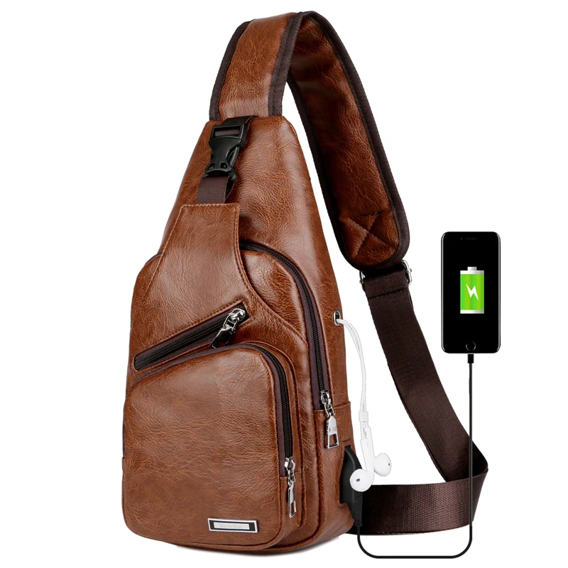 2018 New Diagonal Package Men's Crossbody Bags Men's USB Chest Bag Designer Messenger bag Leather Shoulder Bags Back Pack Travel
2018 New Diagonal Package Men's Crossbody Bags Men's USB Chest Bag Designer Messenger bag Leather Shoulder Bags Back Pack Travel