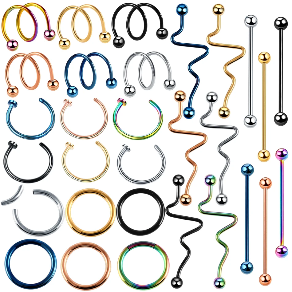 6pcs/lot Steel Piercing Orelha Cartilagem Segment Nose Rings Industrial Piercing Nostril Nose Rings Helix Piercing Body Jewelry
6pcs/lot Steel Piercing Orelha Cartilagem Segment Nose Rings Industrial Piercing Nostril Nose Rings Helix Piercing Body Jewelry