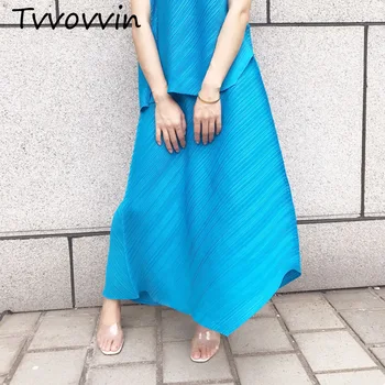 TVVOVVIN 2019 Summer New Casual Fashion Temperament Women Loose Plus Pleated Solid Color Irregular Skirt C346
TVVOVVIN 2019 Summer New Casual Fashion Temperament Women Loose Plus Pleated Solid Color Irregular Skirt C346
