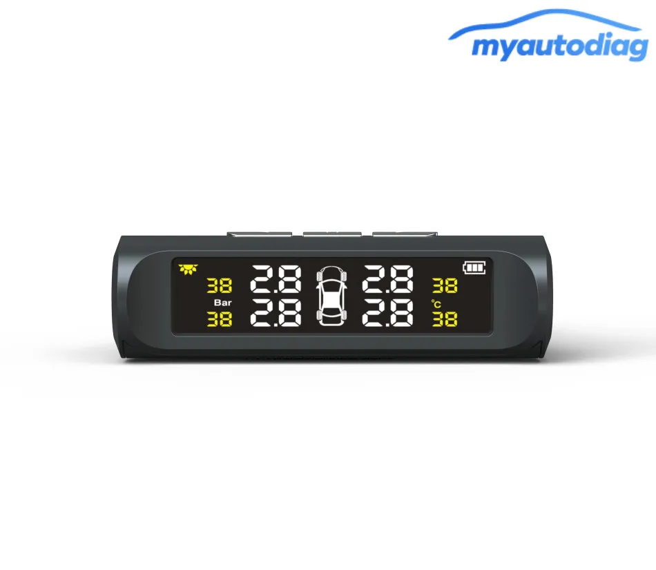 Хит продаж умная Автомобильная TPMS шина Pressur MonitoringSystem солнечная зарядка ЖК