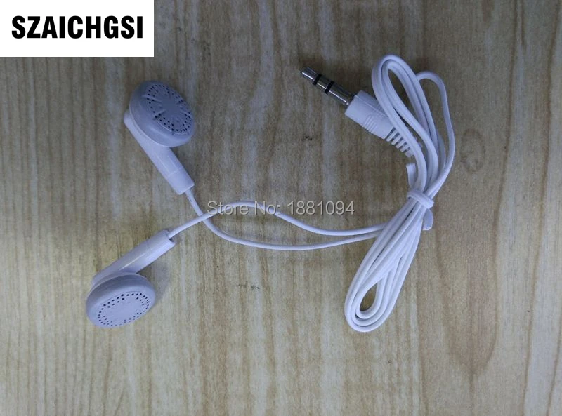 SZAICHGSI Cheapest disposable earphones for mobile phone headphone headset for bus train plane school one time use gift 100pcs
SZAICHGSI Cheapest disposable earphones for mobile phone headphone headset for bus train plane school one time use gift 100pcs
