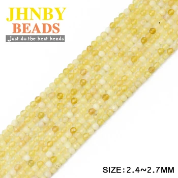 JHNBY 2mm Small Faceted Yellow opal ball Round Natural Stone 39cm strand Loose beads Jewelry bracelets making DIY Accessories
JHNBY 2mm Small Faceted Yellow opal ball Round Natural Stone 39cm strand Loose beads Jewelry bracelets making DIY Accessories