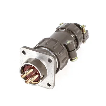 P20-4 4 Pin 4P Square Flange Deck Circular Aviation Connector Plug Socket Adapter 20mm Dia Round Head 25A 500V AC Discount
P20-4 4 Pin 4P Square Flange Deck Circular Aviation Connector Plug Socket Adapter 20mm Dia Round Head 25A 500V AC Discount