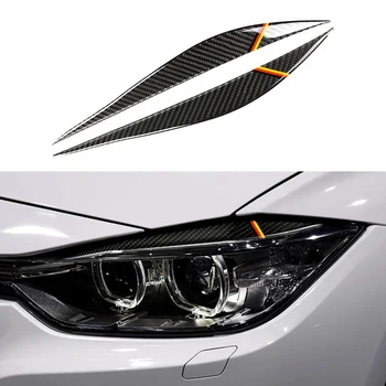 2PCS/Set Car Headlight Eyebrows Carbon Fiber Decoration Stickers Automobile Products Accessories For BMW F30 320i 325i 3 Series
2PCS/Set Car Headlight Eyebrows Carbon Fiber Decoration Stickers Automobile Products Accessories For BMW F30 320i 325i 3 Series