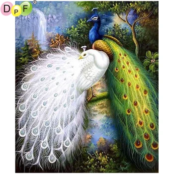 DPF DIY The white peacock 5D diamond embroidery diamond painting cross stitch needlework crafts diamond mosaic square home decor
DPF DIY The white peacock 5D diamond embroidery diamond painting cross stitch needlework crafts diamond mosaic square home decor