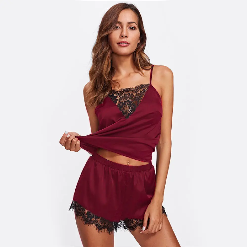 Summer Sexy Lingerie Sleeveless Sleepwear Women Underwear Strappy Pajama Sets Teddy G-string Lace Nightwear New
Summer Sexy Lingerie Sleeveless Sleepwear Women Underwear Strappy Pajama Sets Teddy G-string Lace Nightwear New
