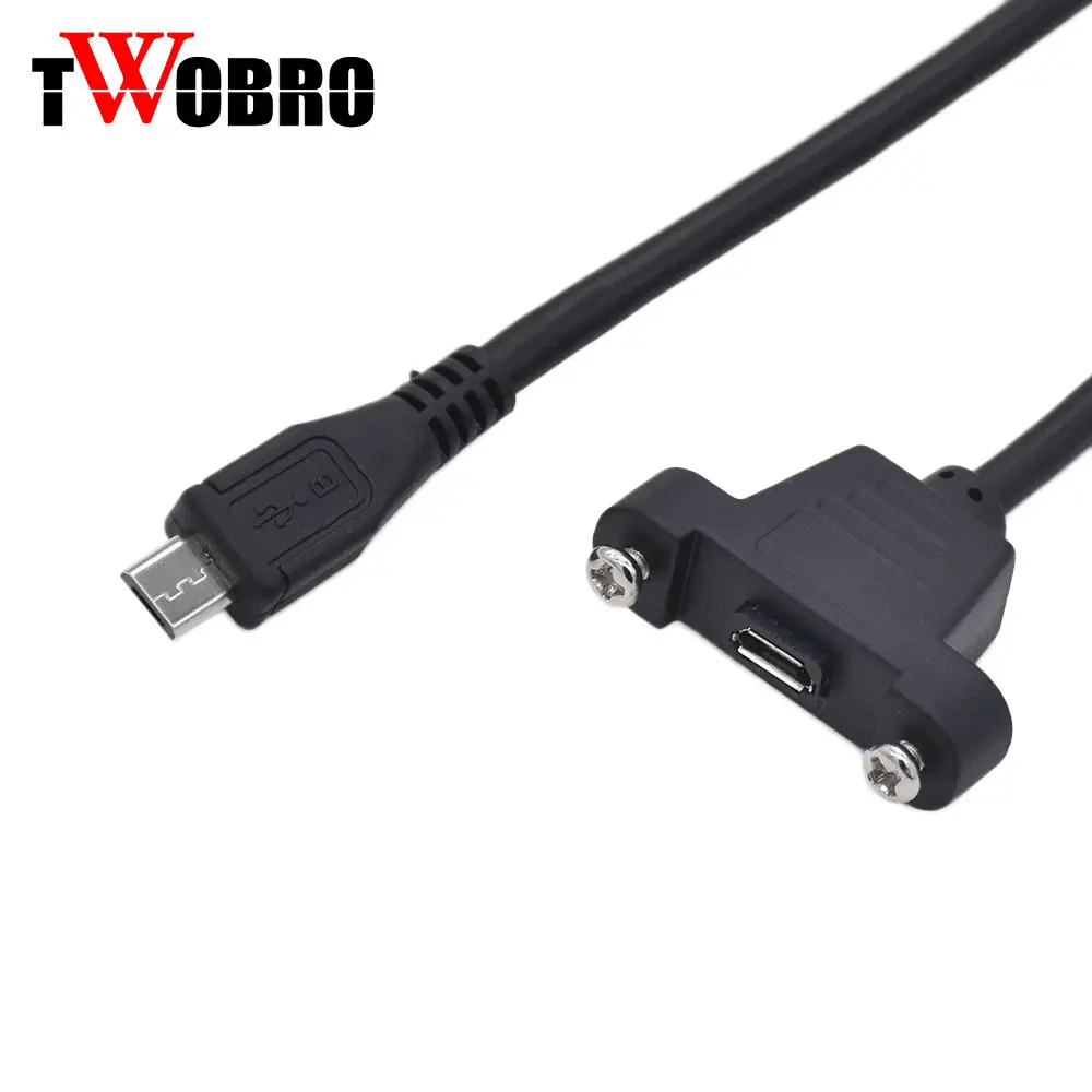 10 pcs/lot Micro USB USB 2.0 Male Connector to Micro USB 2.0 Female Extension Cable 30cm 50cm With screws Panel Mount Hole
10 pcs/lot Micro USB USB 2.0 Male Connector to Micro USB 2.0 Female Extension Cable 30cm 50cm With screws Panel Mount Hole